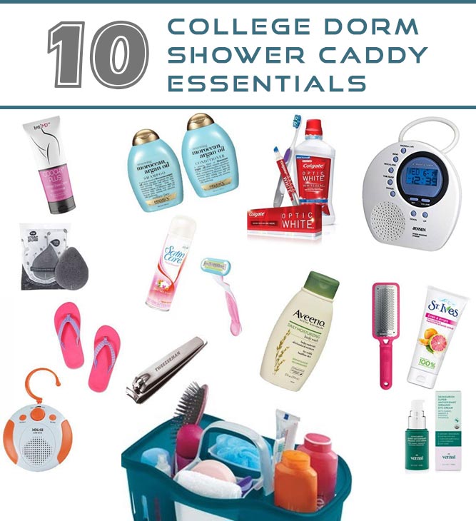 College Shower Caddy Essentials